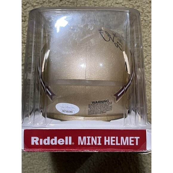 Charlie Ward Signed FSU Flash signed Mini Helmet  93 Heisman Inscription JSA COA - Picture 4 of 6
